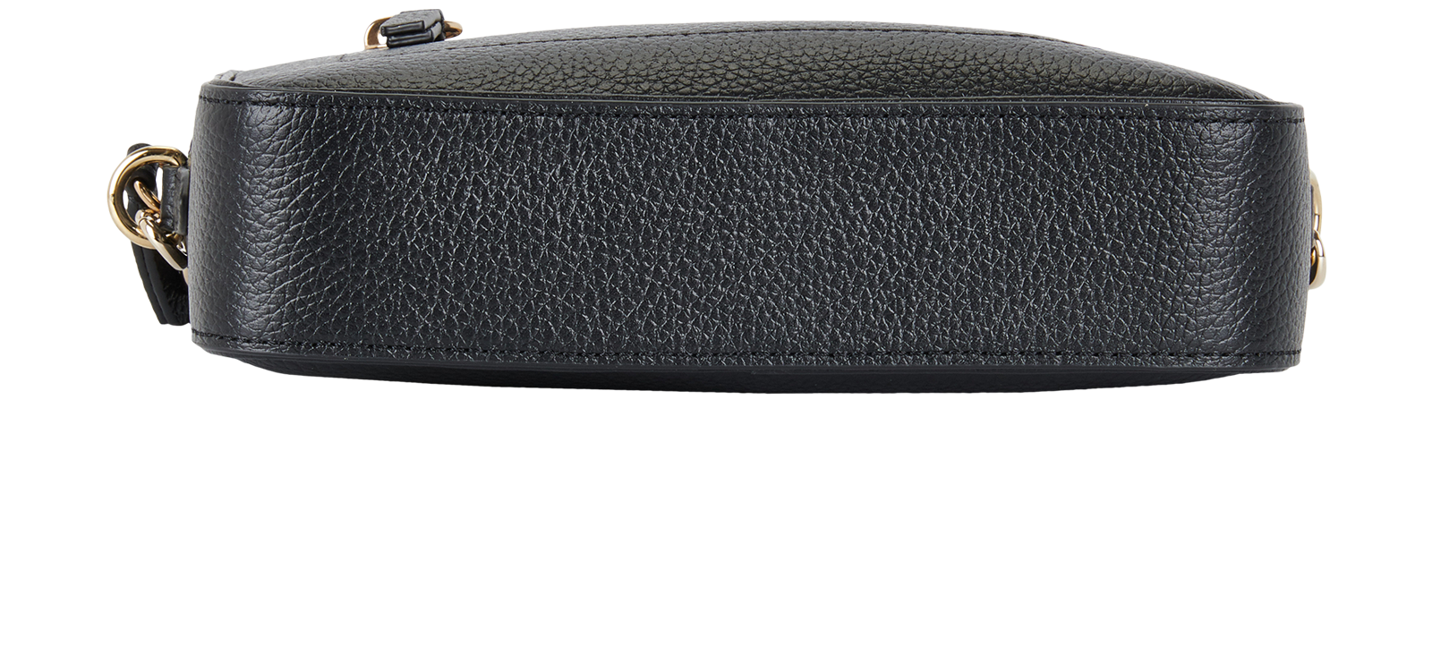 Camera Bag, &pound;395, Handbags, Black, Leather, Top view